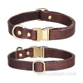 Leather Personalised Cat dog Collars